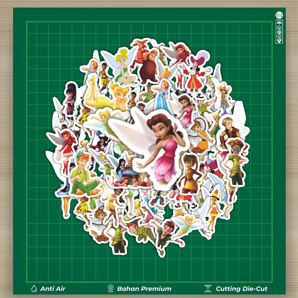 HOT 50 PCS STICKERS Tinker Bell V2 Stickers Fashion Cars Decal Cool ...