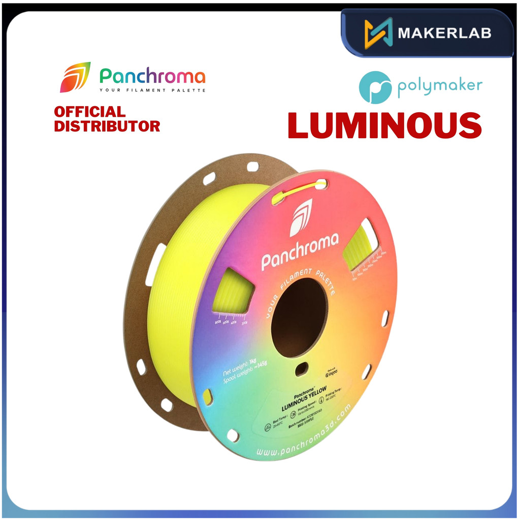 Polymaker Panchroma Luminous 3D Printer Filament 1.75mm 1KG | Shopee ...