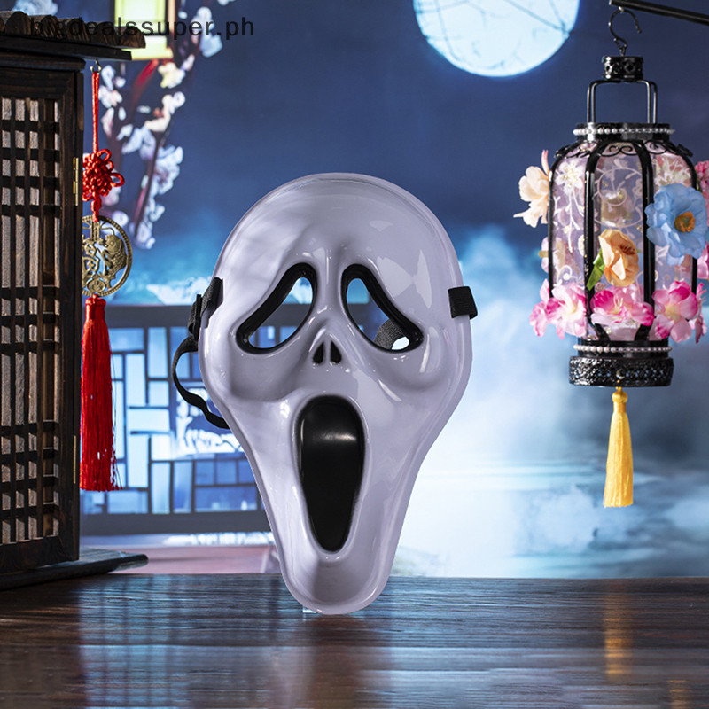 Pro Halloween Easter Horror Black Robe Death Mask Script Kill Dawn ...