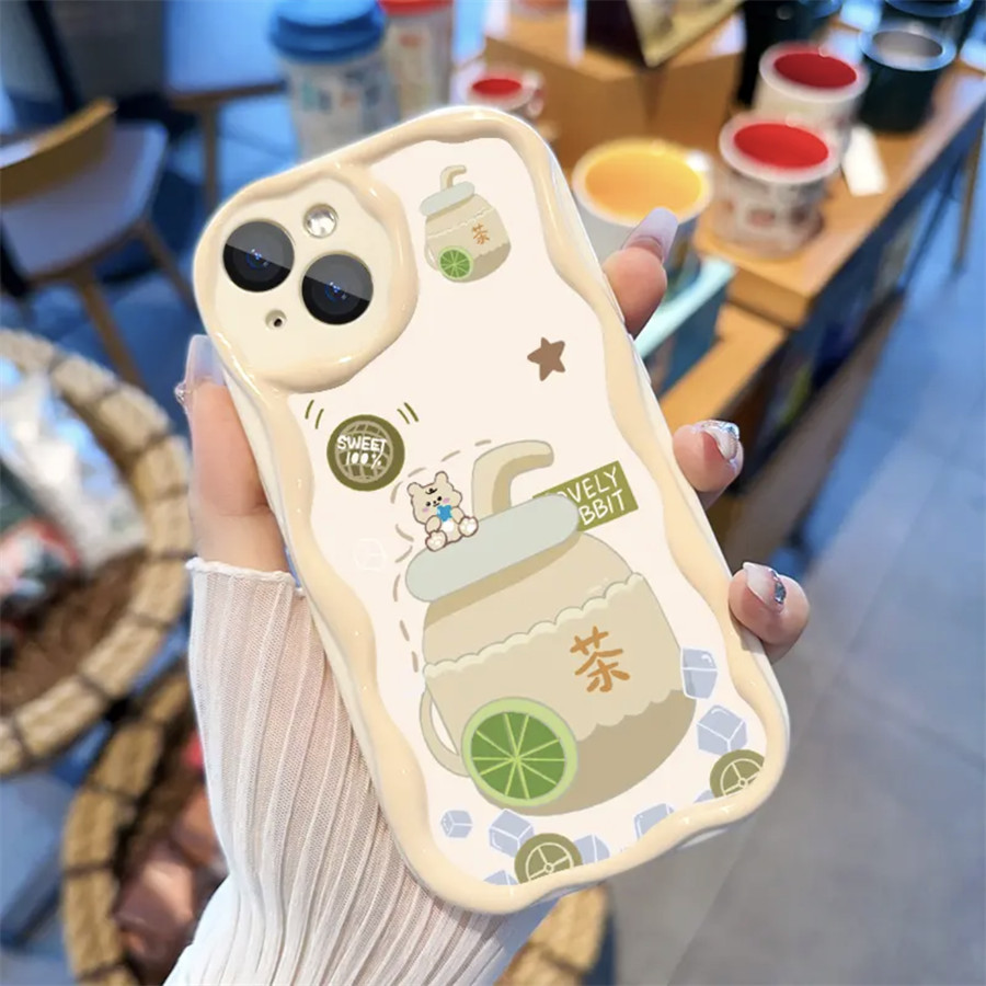 Xiaomi 13T 12T Poco F6 X6 M6 F5 X5 F4 F3 X4 X3 GT NFC M6 M4 M3 C65 C55 C40 11 12 13 14 12S LITE PRO Civi 2 esteetiline sidrunikarva alusega Cow käevõruümbris_voghion.com