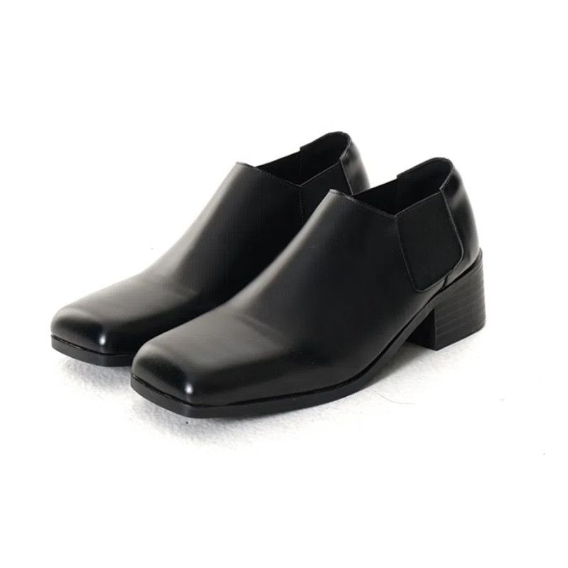 British Style Retro Generous Toe Leather Shoes Men's High-End Genuine ...