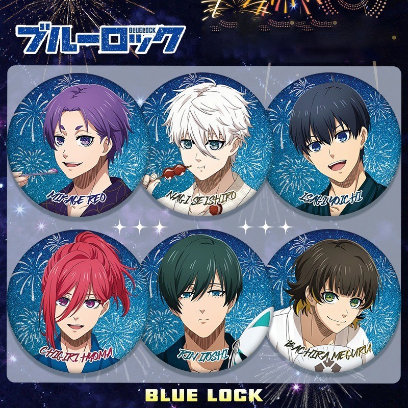 Blue Lock Chigiri Hyouma Isagi Yoichi Bachira Anime Tinplate Metal