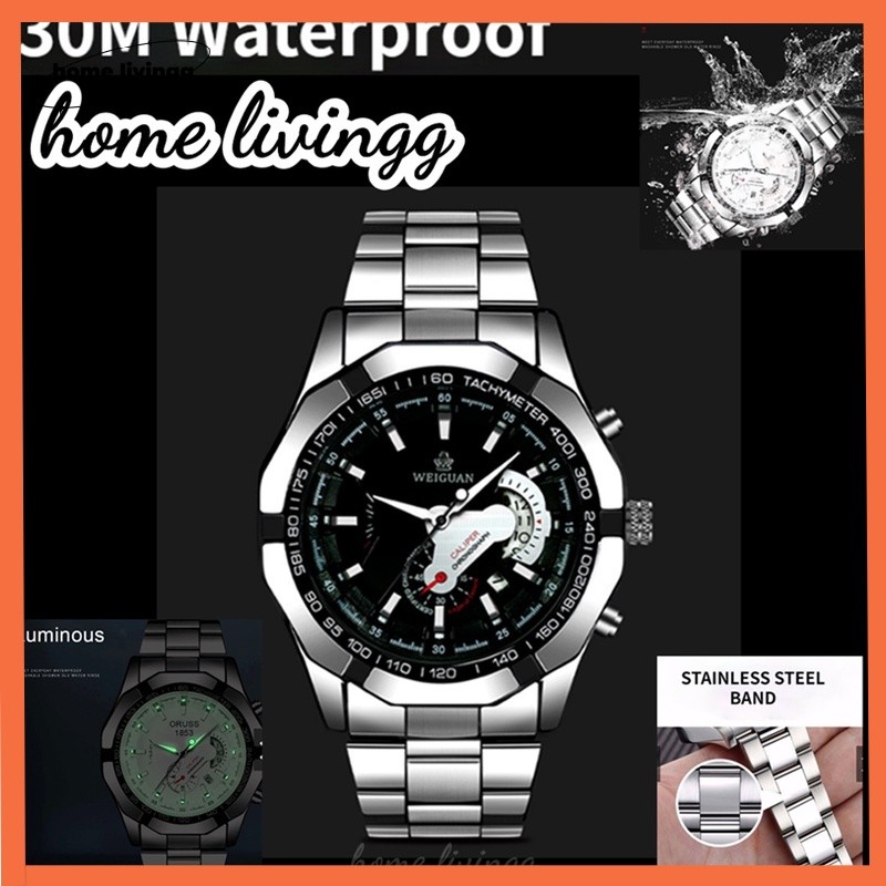 Men's High-end Watch Automatic Watch Korea Fashion Waterproof  Non-Mechanical Quartz Watch Luminous