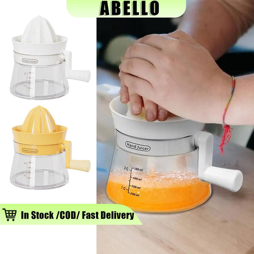 Hand Crank Fruit Juicer Manual Juicer Juice Cup Household Handcranked ...