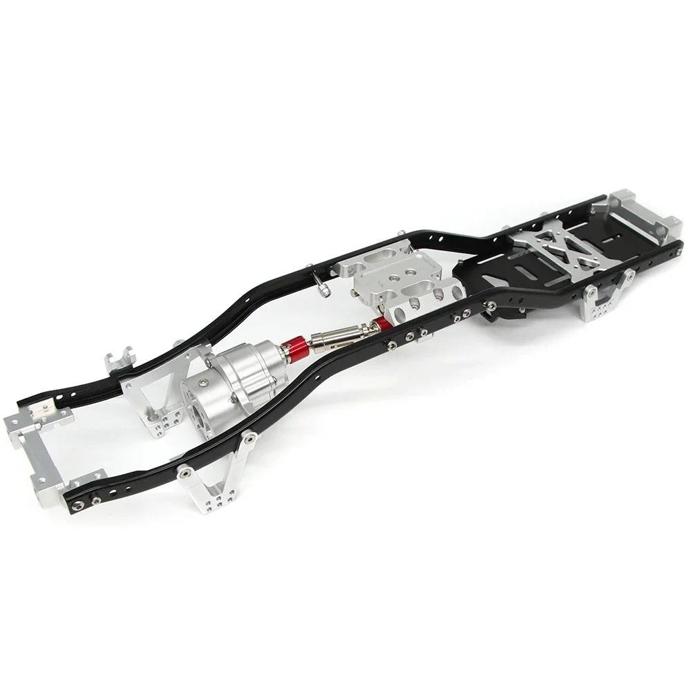 RC AXIAL SCX10 METAL CHASSIS FRAME 313MM WHEELBASE WITH FRONT GEARBOX ...
