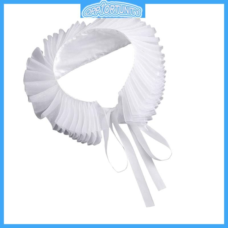OPP Women Victorian Renaissance Mesh Ruffle False Collar Neck Ruff ...