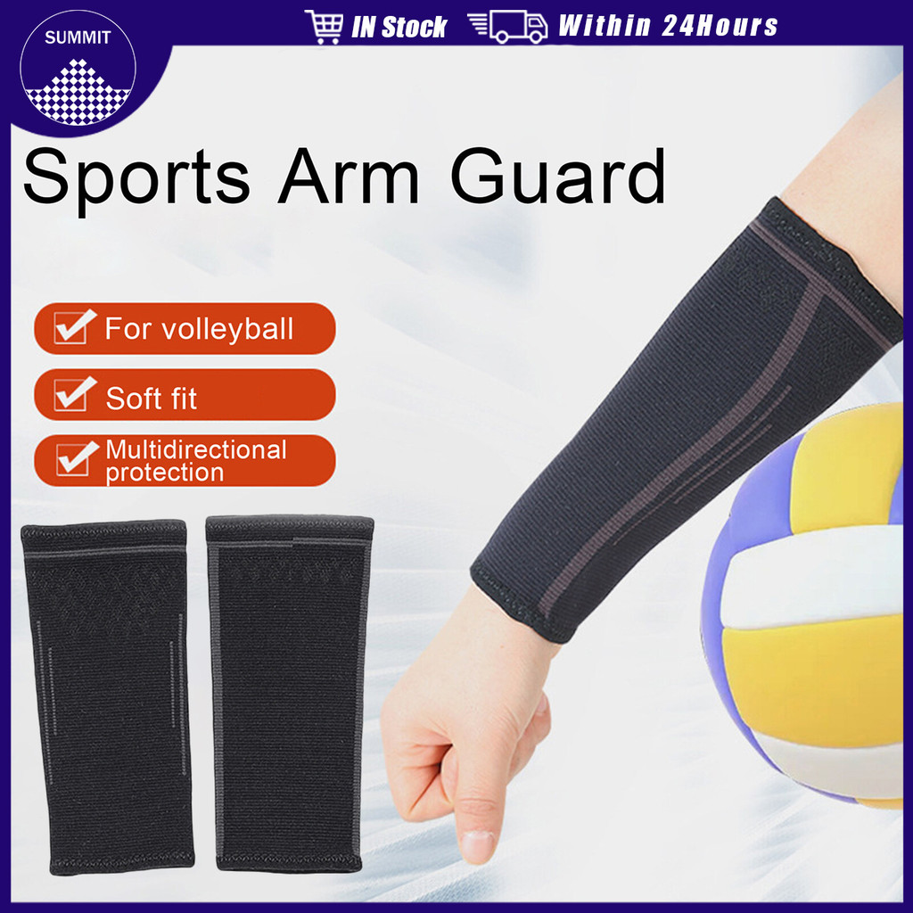 1 Pair Volleyball Arm Sleeves Support Forearm Compression Sleeve ...