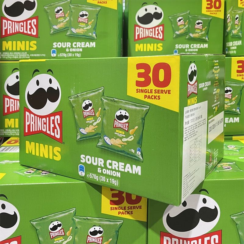 Pringles Sour Cheese Onion Flavor Potato Chips Costco Malaysia Imported