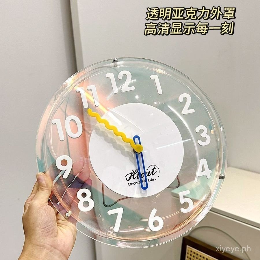 Bubble Fashion Wall Clock Hanging Adjustable Mute Alarm