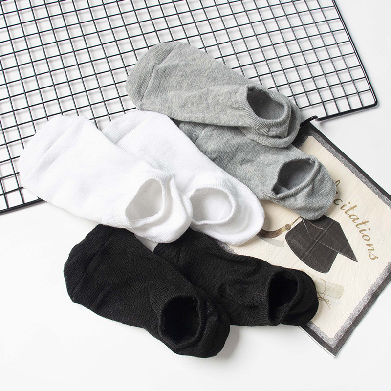 thumbnail image 2 of 6 Pairs Women's Cotton Blend No-Show Sport Socks - Medium Weight, USA Made (Size 9-11) 2 of 4