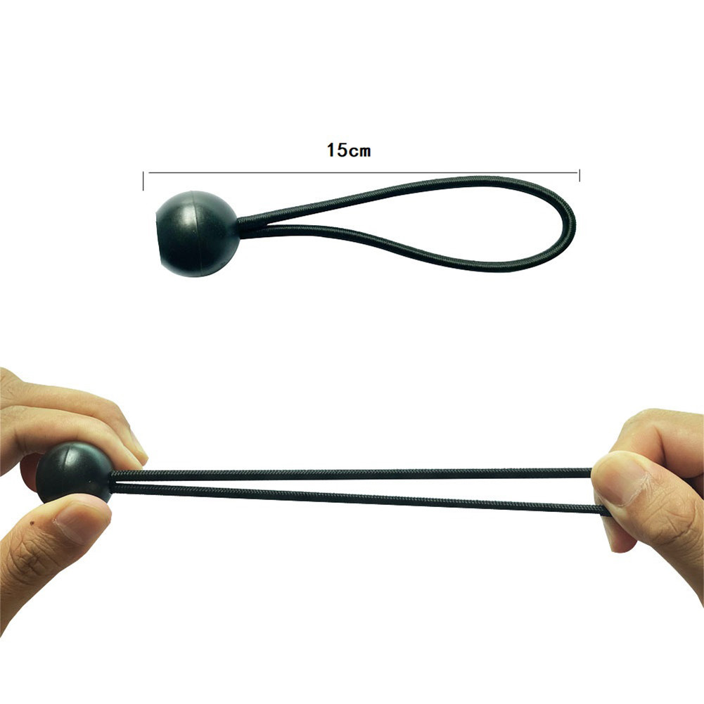50Pcs Ball Bungee Cords with Elastic String Cargo Tie Down Cords for