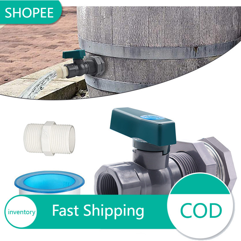 Faucet Barrel Kit Accessories 3/4 Inch Rain Barrel Diverter for Water