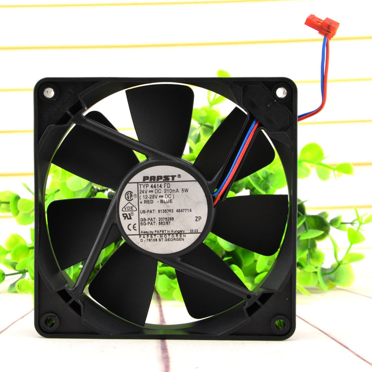 Original EBM PAPST TYP 4414/FD FM F2 24V 5W 12025 Inverter Ball Fan ...
