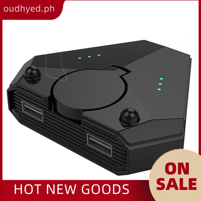 PHOU USB Gaming Keyboard Mouse Converter Plug and Play Bluetooth 5.0