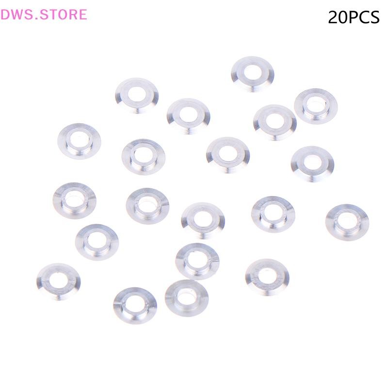 DWS 20PCS Mini Metal Washer Gasket Shim Spacers For 520 Ball Bearing