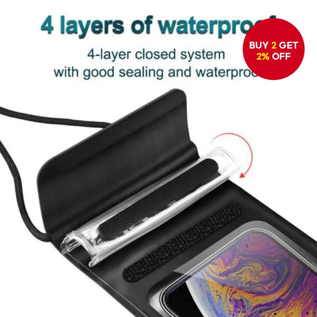 Waterproof Swimming Phone Bag Case - Protect Your Phone in the Pool ...