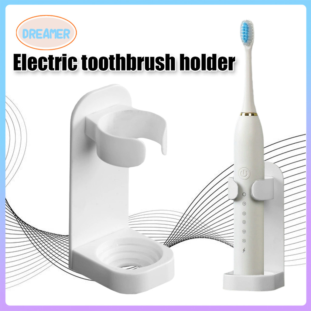 ABS Toothbrush Base Electric Retractable Toothbrush Wall Mount Bathroom ...