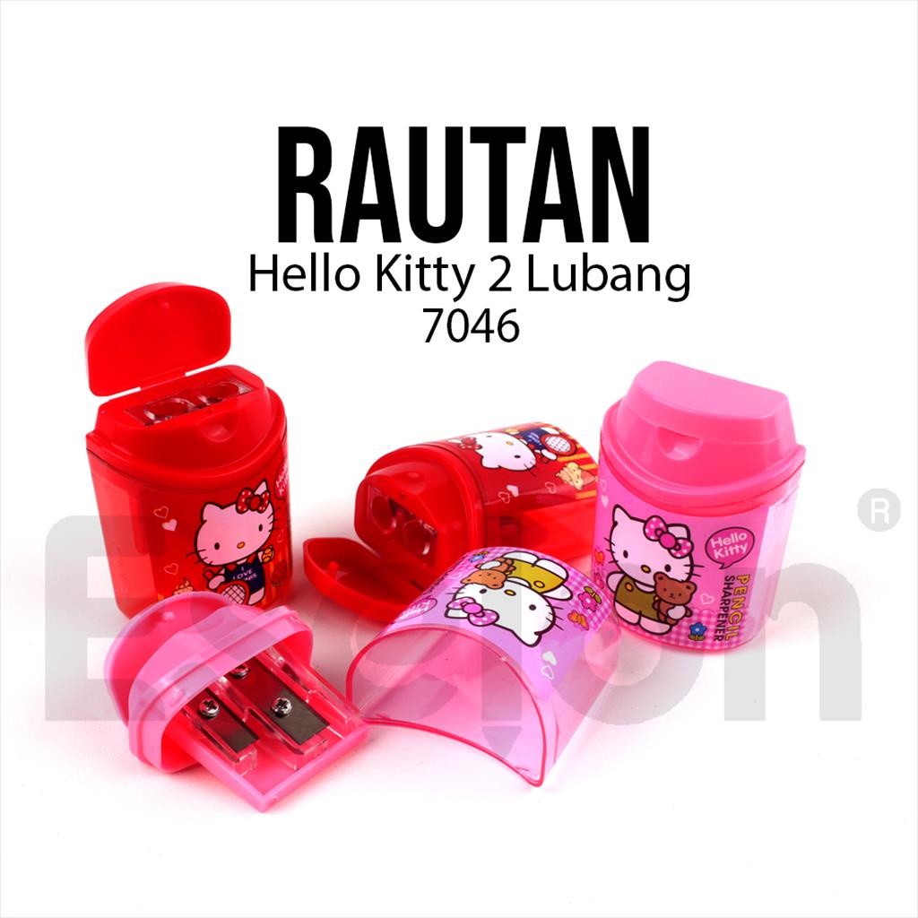 1 Hello Kitty 2-hole Sharpener 7046 Fancy Pencil Sharpener/ | Shopee ...
