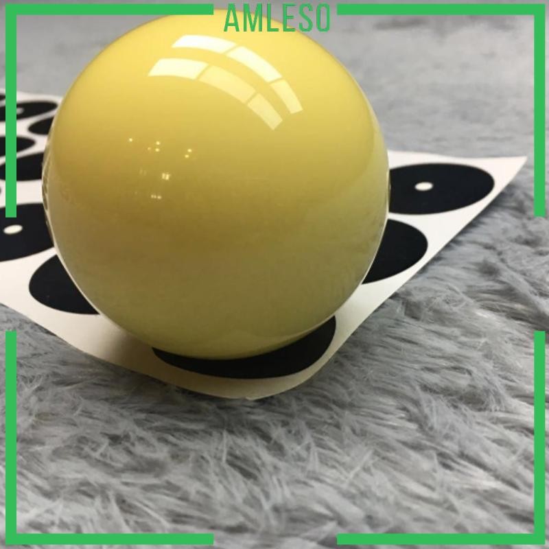 [Amleso] Set Of 30Pcs Black Pool Table Spot Marking Stickers Snooker ...