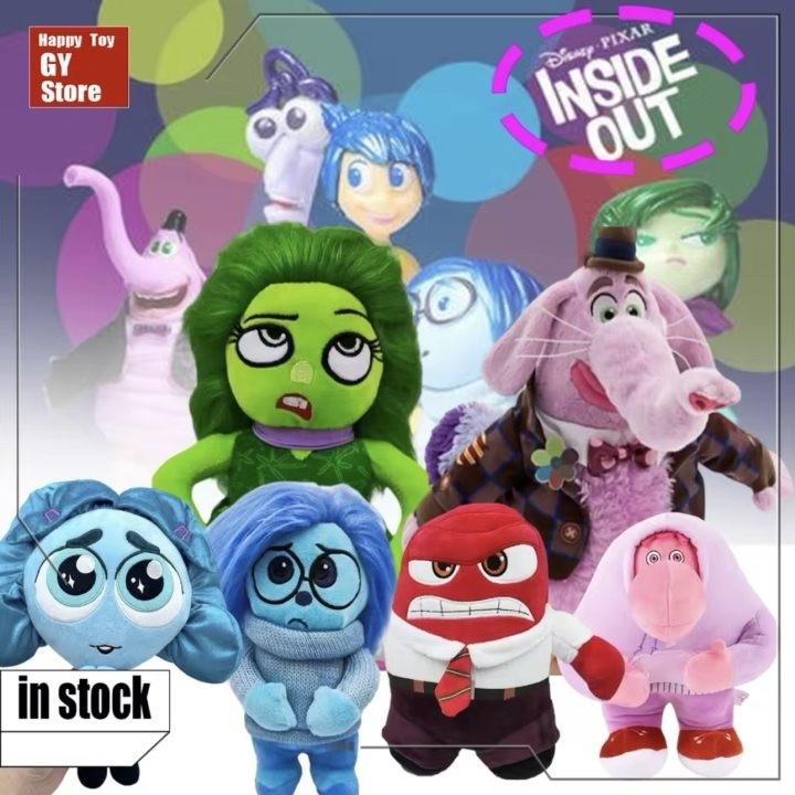 Pixar Inside Out 2 Plush Dolls Inside Out Plush Toy Cute Plushie Doll Soft Stuffed Anime