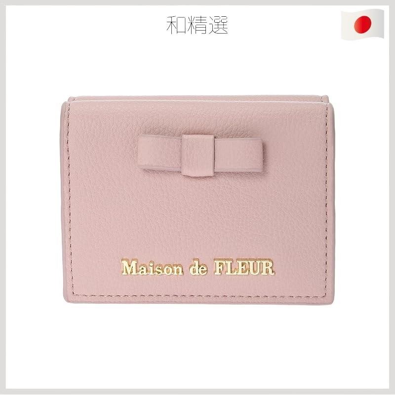 Maison de FLEUR wallet E-C limited ribbon folding pocket wallet for ...