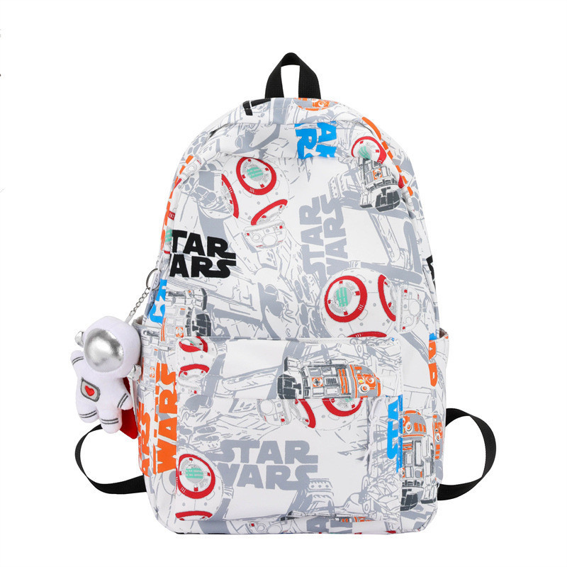 Ins Personality Graffiti College Students' School Bags Women's Casual ...