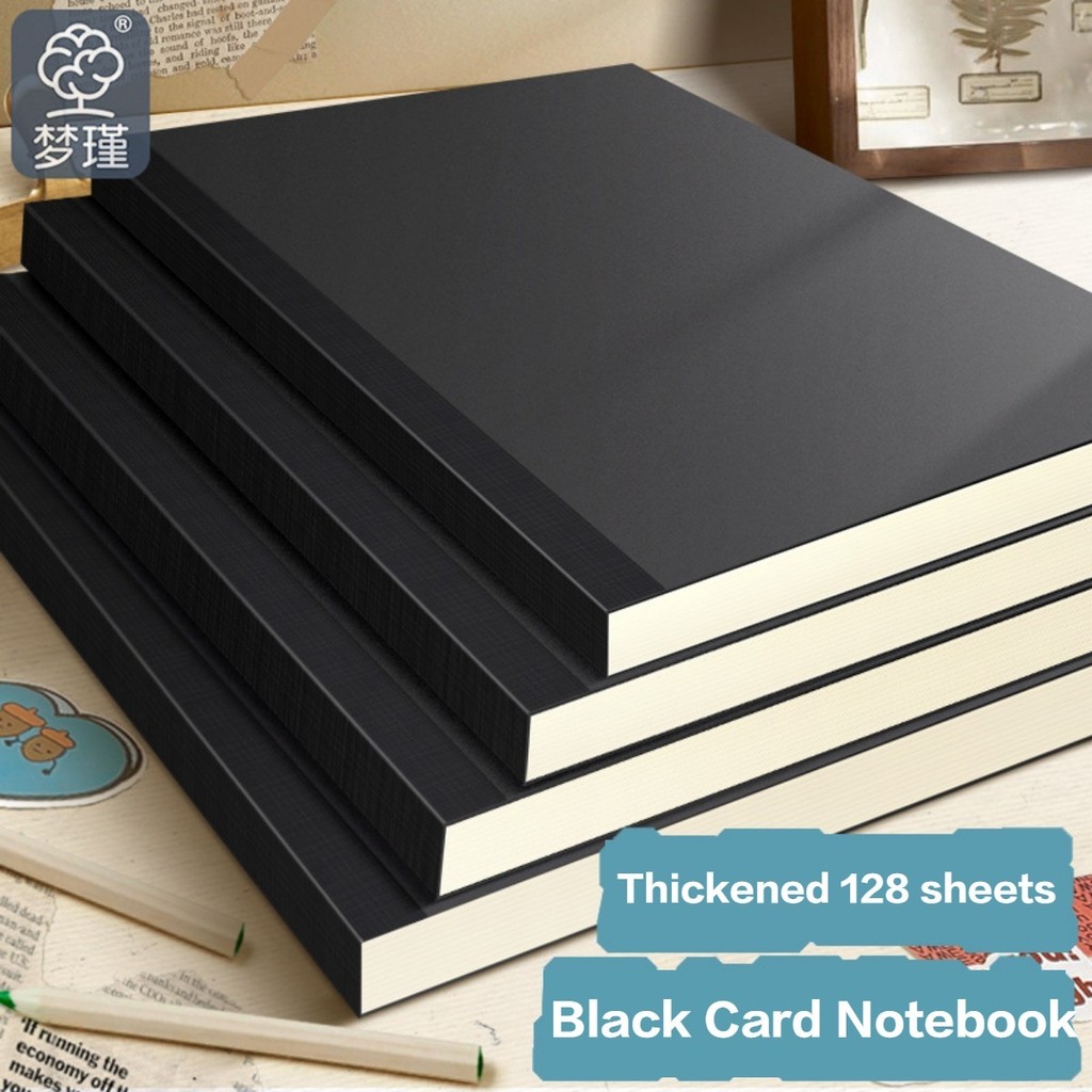 2Pcs A5/B5 Blank/Line Kraft Notebook Writing Notepad Thickness Journals ...