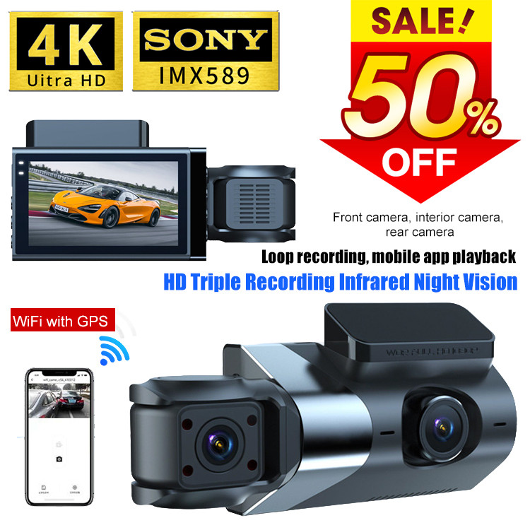【PH STOCK 】⚡Ultra-Wide Angle Len/Front Interior Rear Camera⚡4K Ultra HD ...