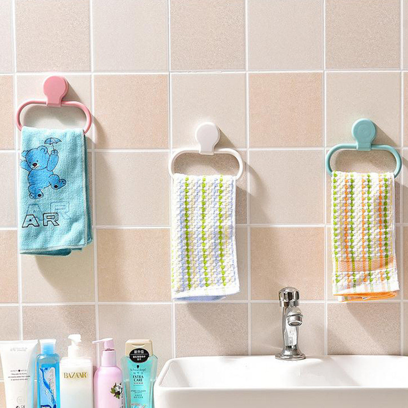 Online Swing Towel Rack Towel Ring Strong Viscosity Towel Holder Rack ...