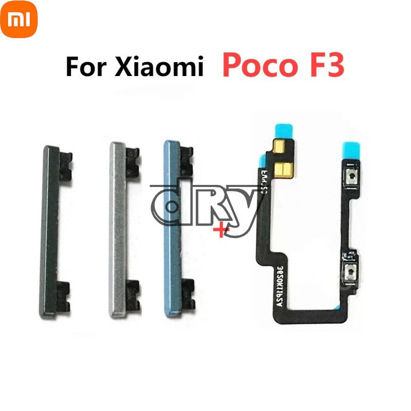 For Xiaomi Poco F Power Volume Button Flex Cable Side Key Switch