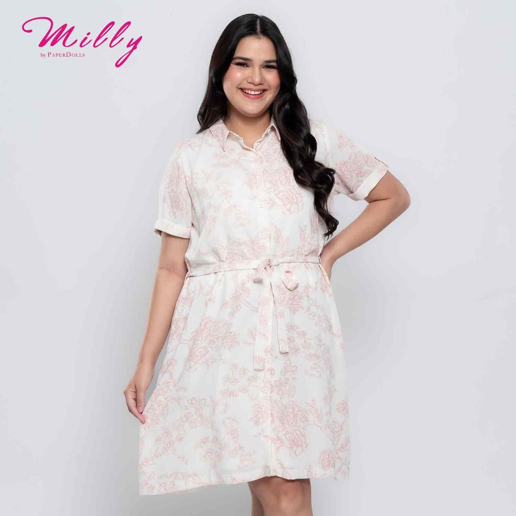 Milly Plus Size Zaria Tweed Dress with Front Pockets