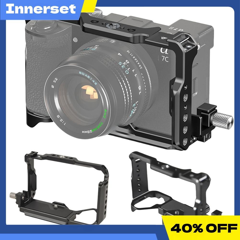 Cage Rig Per Videocamera E DSLR In Alluminio – Kit Filmmaking Con Maniglia Superiore E Base Arca, Carico 20 Kg - 4