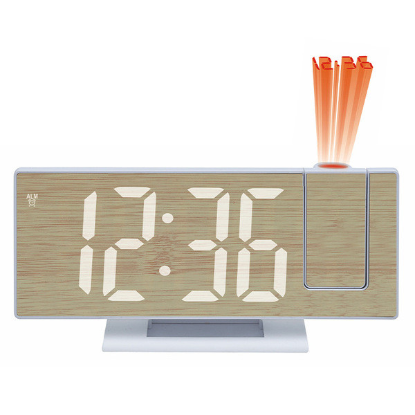 wall clock glow in the dark digital clock Crossborder bamboo dopamine