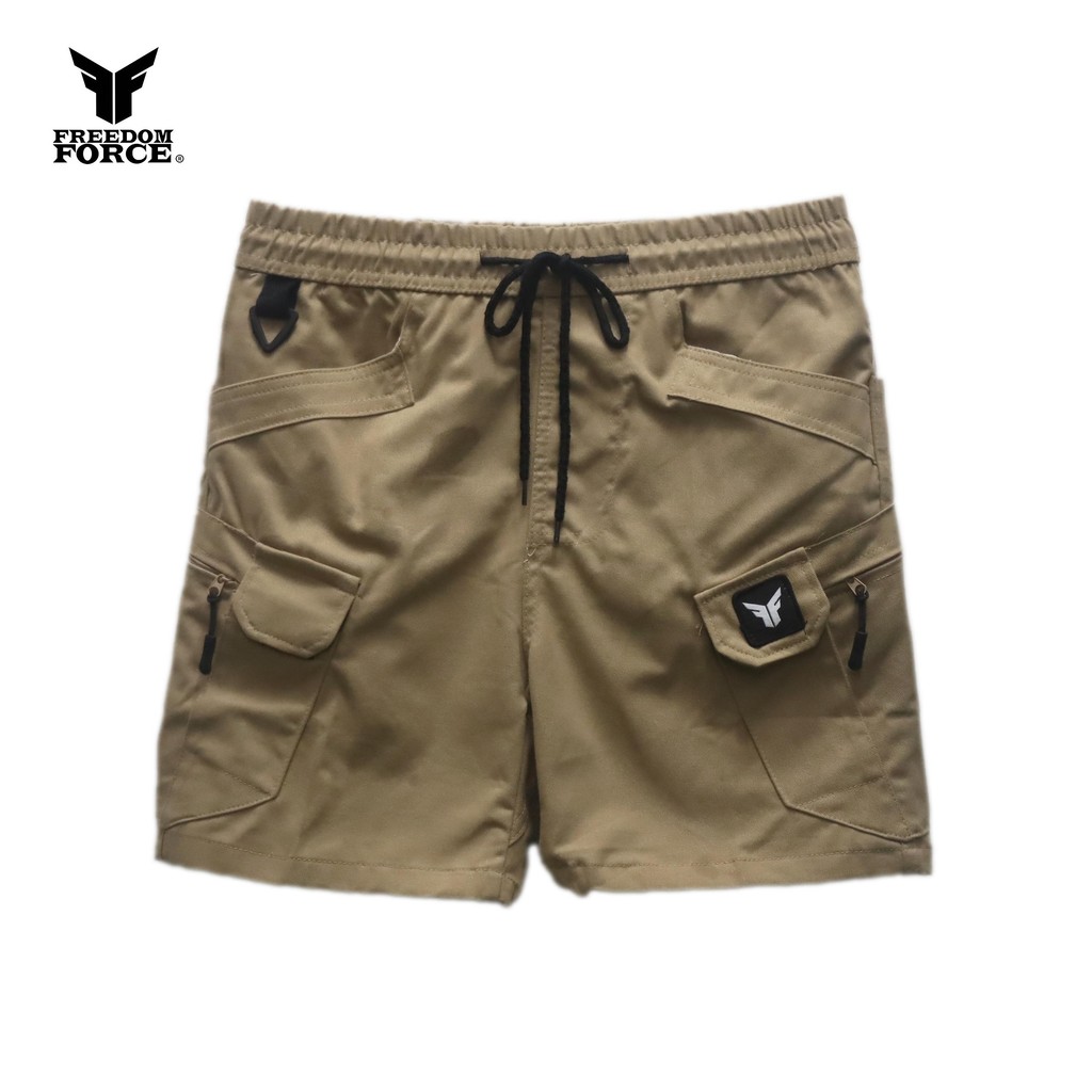 8598 Freedom Force 6pockets Cargo Short Garter waist w/adjustable ...