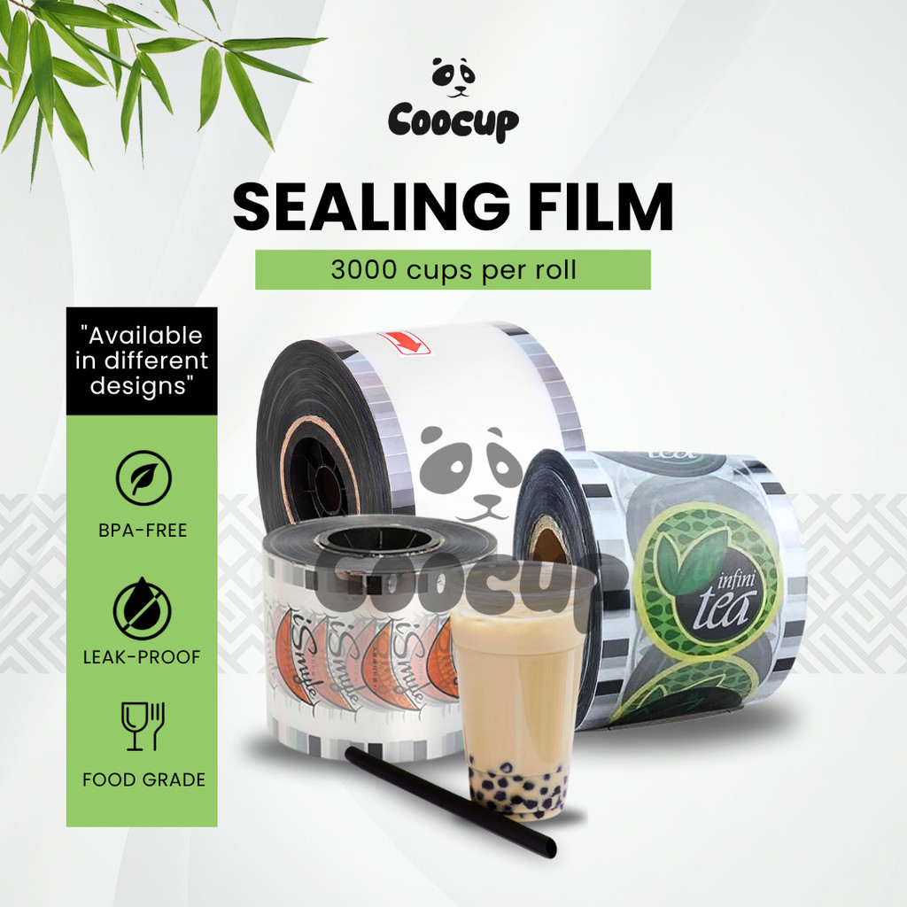 CTEA Sealing Film 3k/roll / milk tea sealer film / juice sealer film ...