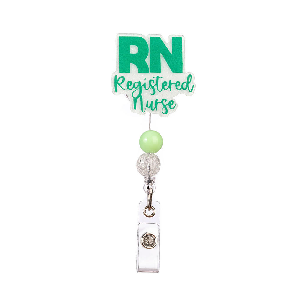 RN Nurse Badge Reel Retractable Nursing ID Clip Nursing Badge Holder — free download