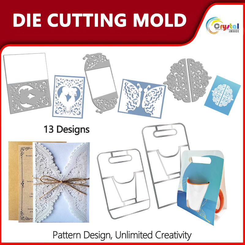 Mini DlY Die Cutting Mold Envelope Die Cutter 13 Sizes for Gift Cards ...