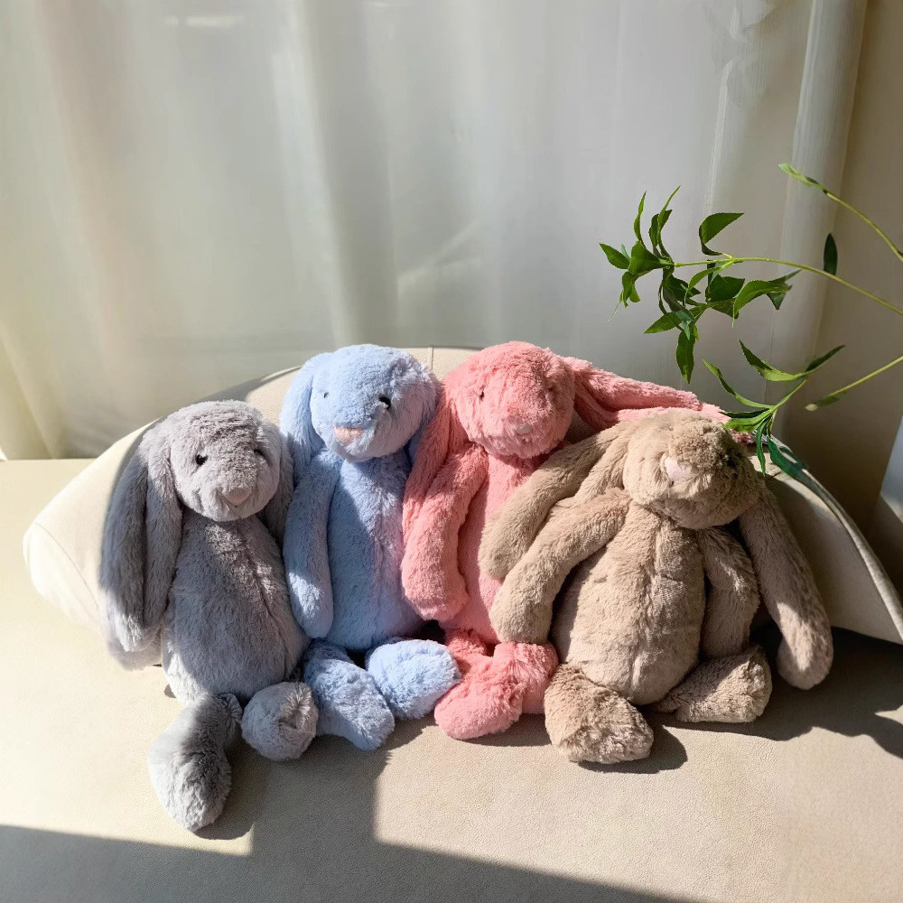 British Bonnie Rabbit Classic Shy Series Milky White Pink Khaki Bonnie ...