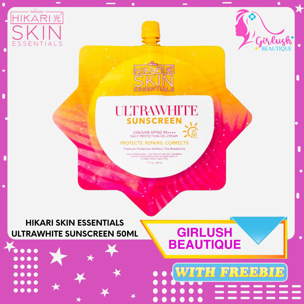 Hikari Skin UltraWhite Sunscreen SPF50 50ml | Shopee Philippines