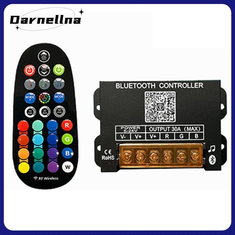 【darnellna】Bluetooth DC524V RGB LED Strip Light Controller 30A 4Wire