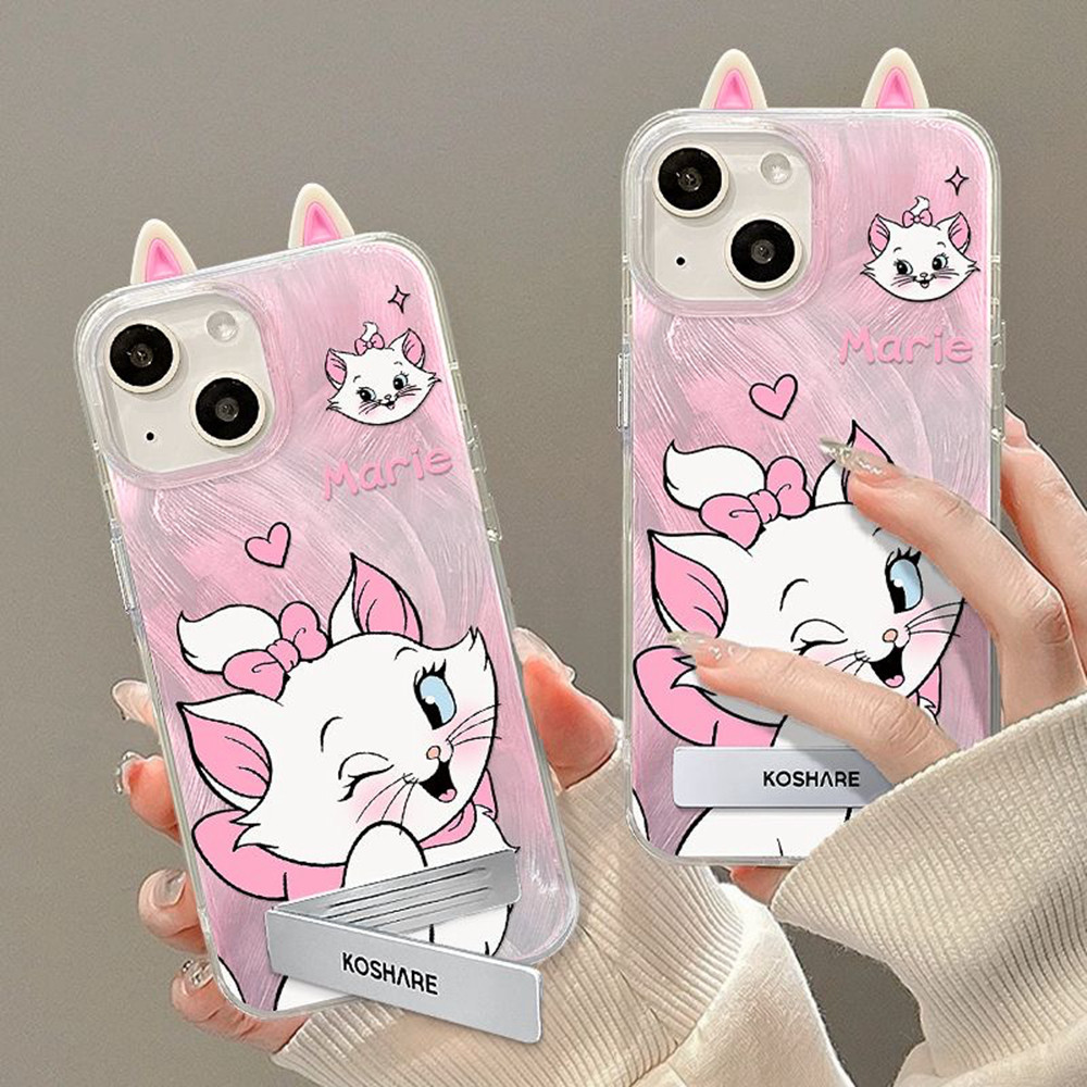 Cute Girls Marie Cat Ear Case for Tecno Spark 1 20 Pro 5G 20c 10 10c Go