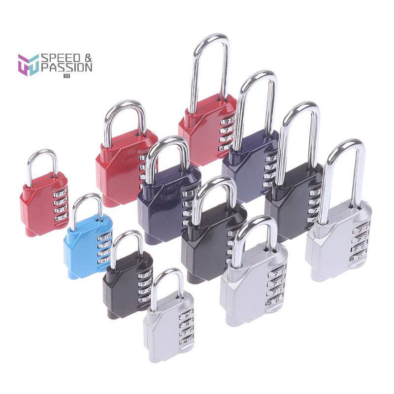 Speed Combination Lock Resettable 4 Digit Padlock With Combination ...