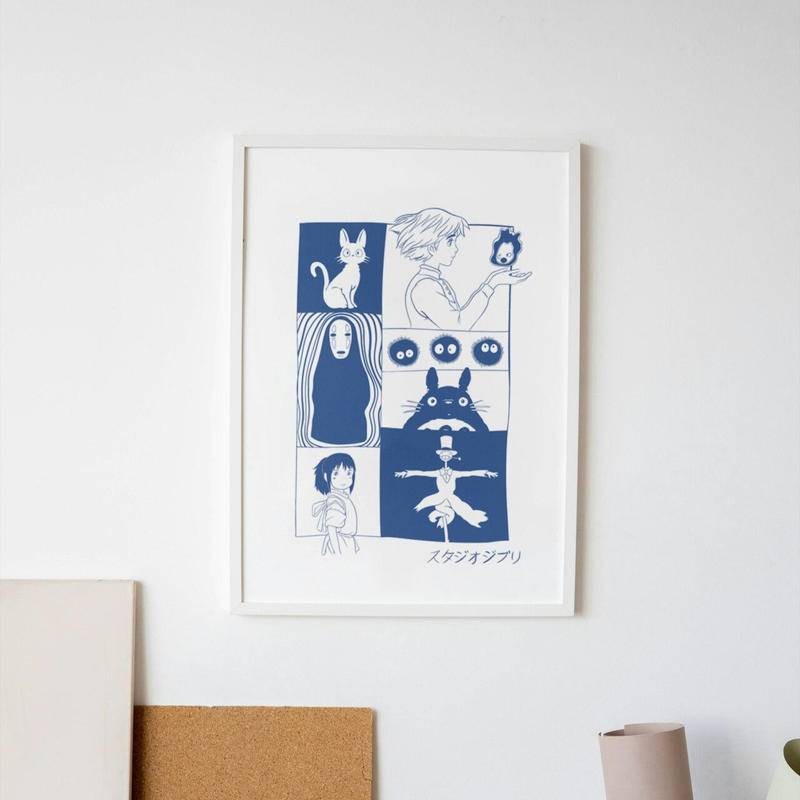 Studio Ghibli Print , Canvas Wall Art Print Home Decor Shopee Philippines