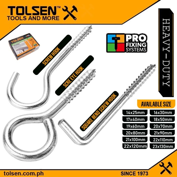 Tolsen 1 BOX Screw Hook 1