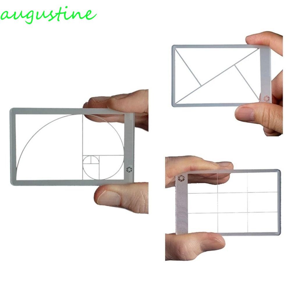 AUGUSTINE Viewfinder Ruler, Transparent Composition Golden Ratio Ruler ...