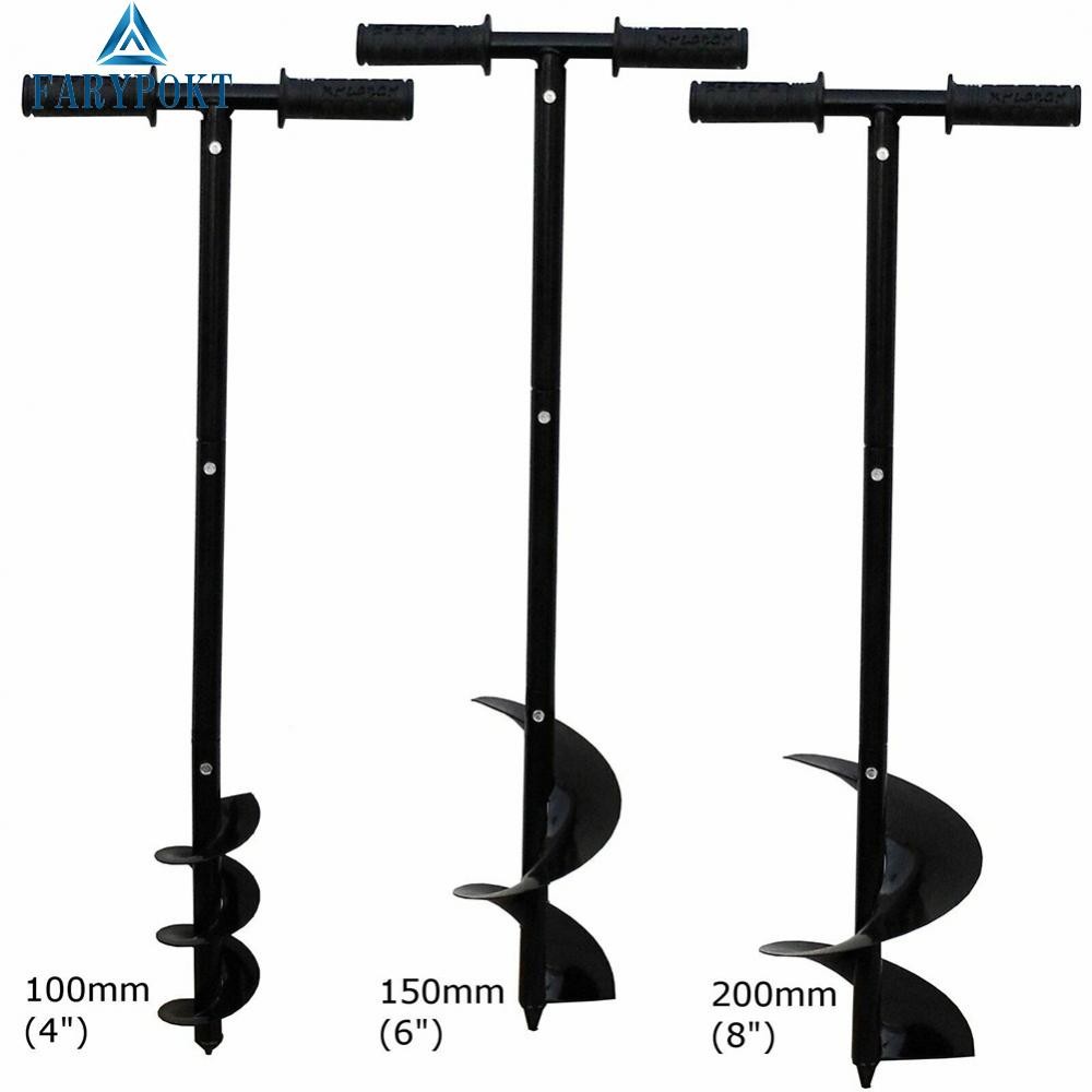 Hand Earth Auger Auger Digger Drill Earth Hand Hole Manual Post Soil 6 ...