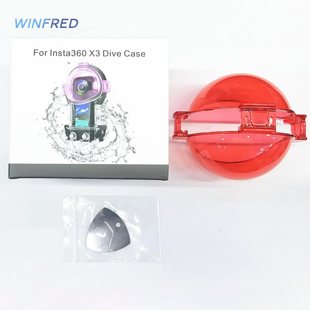 Dive Filter Waterproof Case Filters Camera Filter for Insta360 X3 (Red ...