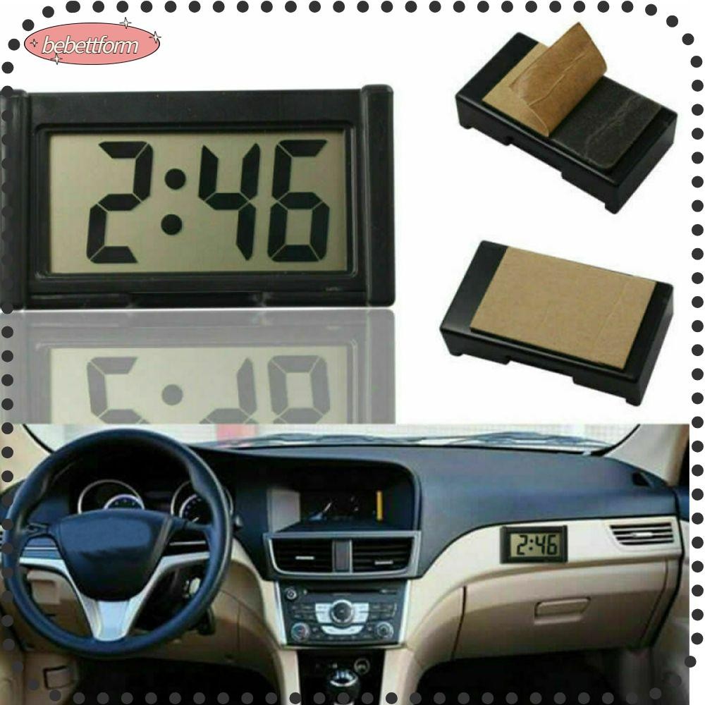 LUCKY Car Digital Clock SelfAdhesive Time and Date Electronic Clock