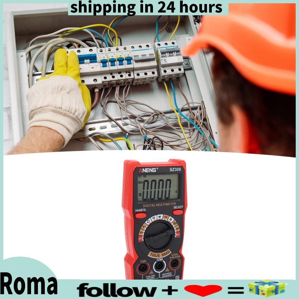 Digital Multimeter DC AC Voltmeter Voltage Tester Ohm Volt