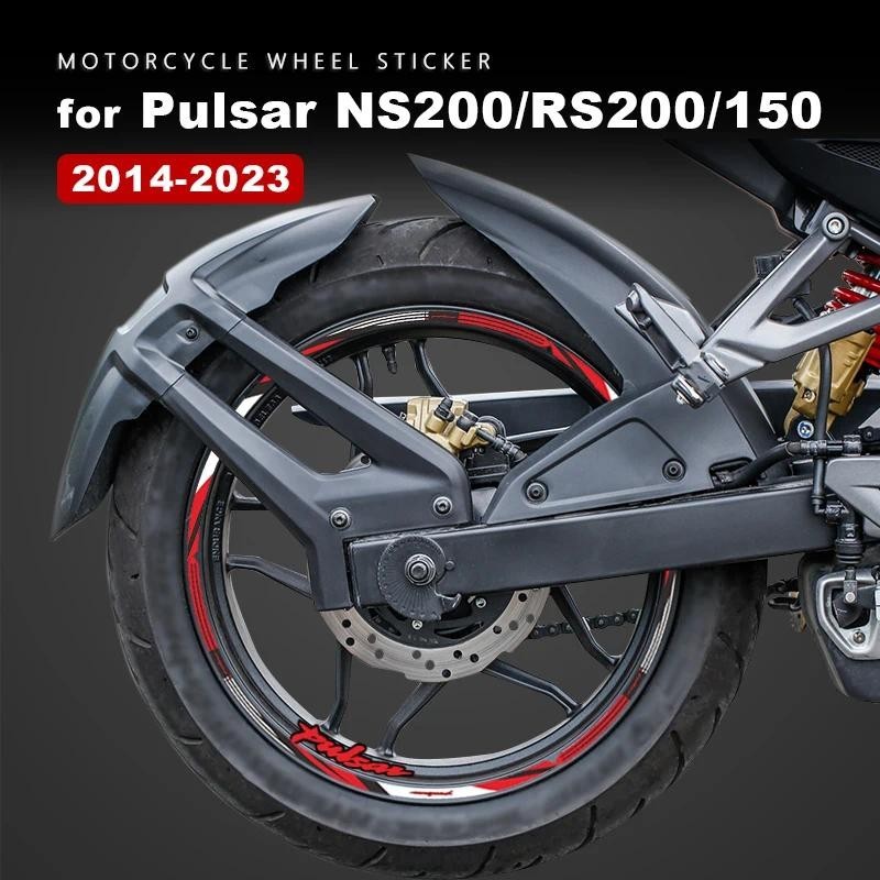 Wheel Sticker Motorcycle Waterproof For Bajaj Pulsar N250 NS200 